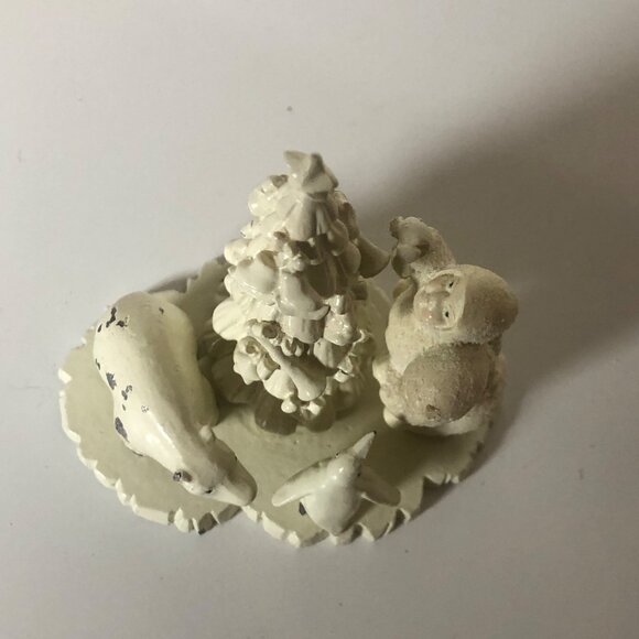 Lift Me Higher I Cant Reach Set Of 5 Figurine Snowbabies Vintage Christmas - Picture 5 of 8